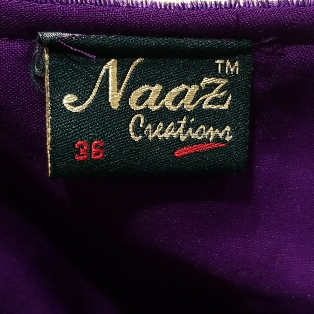 Naaz Blue and Purple Salwar Kameez w Duppata sz 36 - Picture 13 of 13